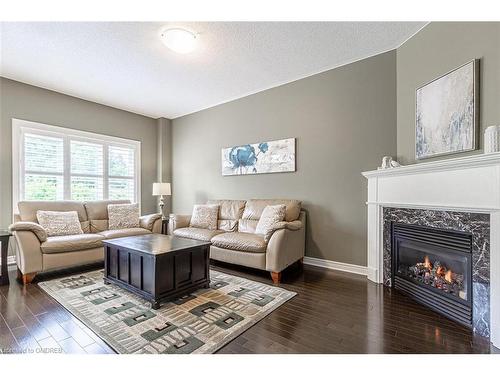 32 Tatra Crescent, Brampton, ON - Indoor Photo Showing Living Room With Fireplace