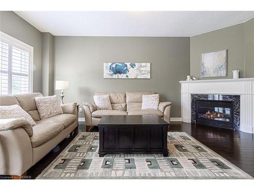 32 Tatra Crescent, Brampton, ON - Indoor Photo Showing Living Room With Fireplace