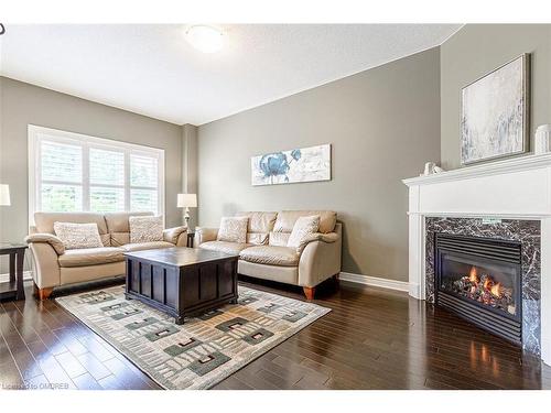 32 Tatra Crescent, Brampton, ON - Indoor Photo Showing Living Room With Fireplace