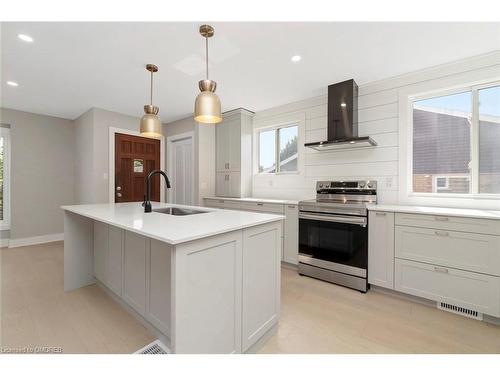 49 Spartan Avenue, Hamilton, ON - Indoor Photo Showing Kitchen With Upgraded Kitchen