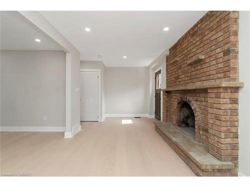 49 Spartan Avenue, Hamilton, ON - Indoor With Fireplace