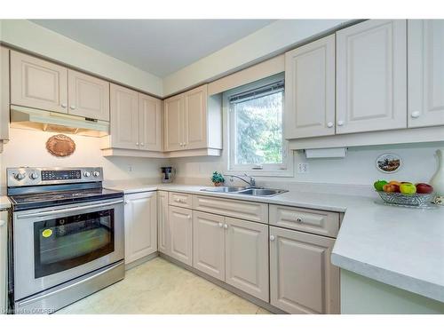 24 Westland Street, St. Catharines, ON - Indoor Photo Showing Kitchen With Double Sink