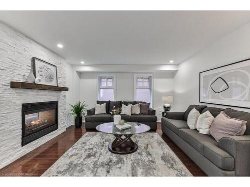 200 Lexington Road, Oakville, ON - Indoor Photo Showing Living Room With Fireplace