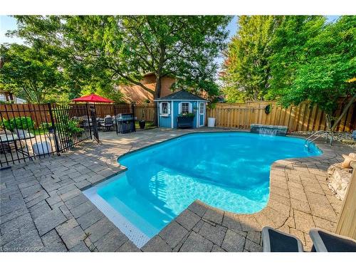 1125 Windrush Drive, Oakville, ON - Outdoor With In Ground Pool With Backyard