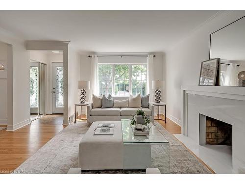 270 Felan Avenue, Oakville, ON - Indoor Photo Showing Living Room With Fireplace