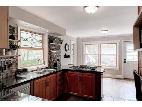 384 Pine Avenue, Oakville, ON - Indoor Photo Showing Kitchen With Double Sink