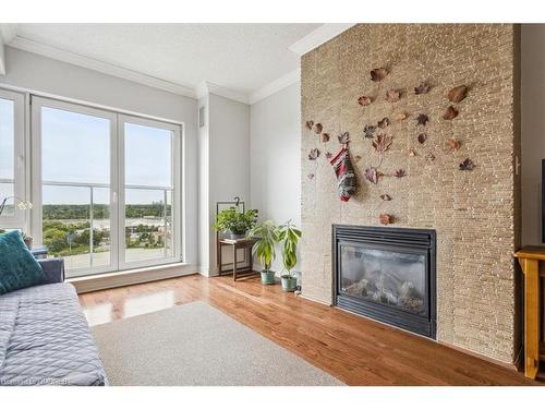 Ph2-40 Old Mill Road, Oakville, ON - Indoor Photo Showing Living Room With Fireplace