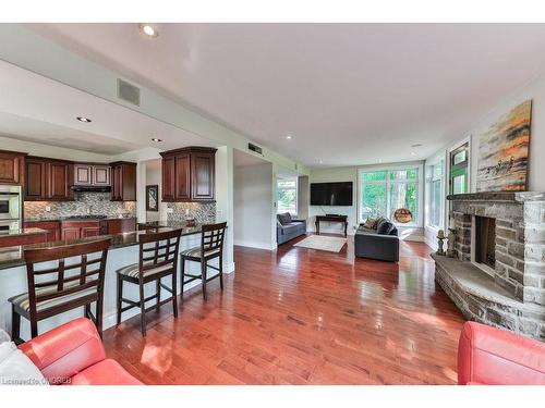 1200 Bronte Road, Oakville, ON - Indoor With Fireplace