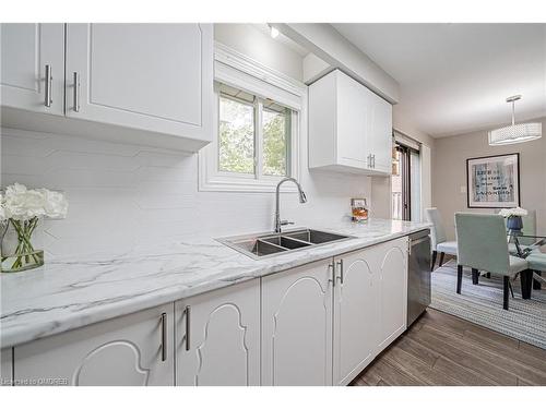 557 Holly Avenue, Milton, ON - Indoor Photo Showing Kitchen With Double Sink