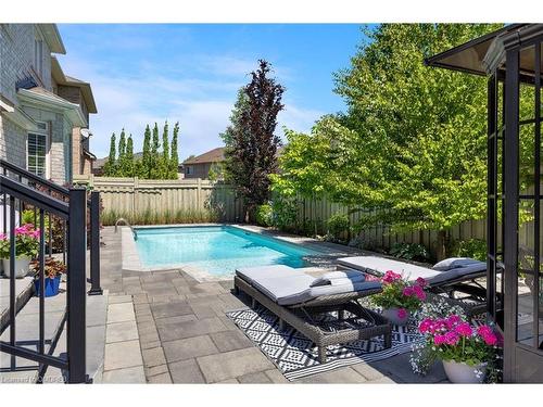 175 Beechtree Crescent, Oakville, ON - Outdoor With In Ground Pool With Backyard