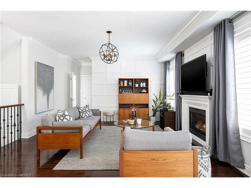 175 Beechtree Crescent, Oakville, ON - Indoor Photo Showing Living Room With Fireplace