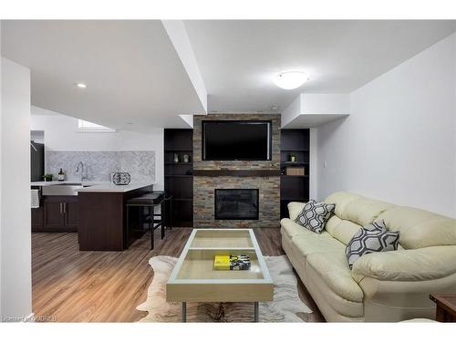 175 Beechtree Crescent, Oakville, ON - Indoor Photo Showing Living Room With Fireplace