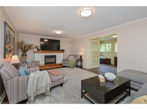 1643 Sumach Road, Caledon, ON - Indoor Photo Showing Living Room With Fireplace