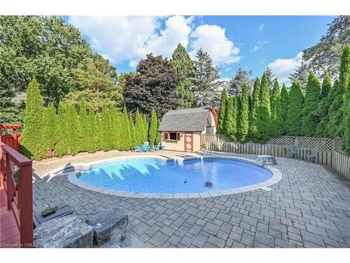 1643 Sumach Road, Caledon, ON - Outdoor With In Ground Pool With Backyard