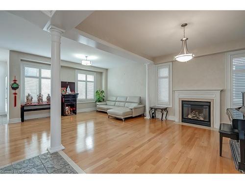 2452 Northridge Trail, Oakville, ON - Indoor Photo Showing Living Room With Fireplace