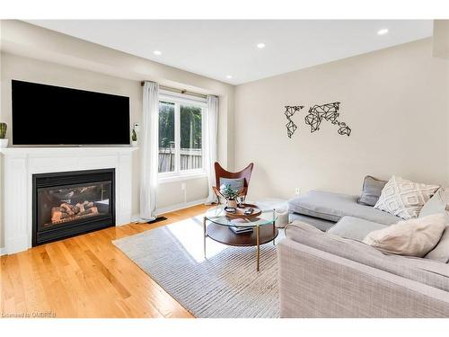 2070 Glenhampton Road, Oakville, ON - Indoor Photo Showing Living Room With Fireplace