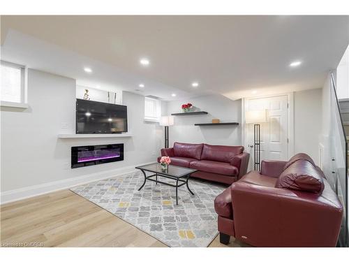 2429 Aztec Gate, Oakville, ON - Indoor Photo Showing Living Room With Fireplace