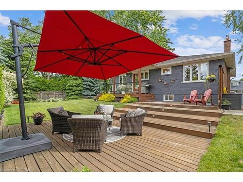 418 Willis Drive, Oakville, ON - Outdoor With Deck Patio Veranda