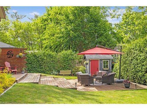 418 Willis Drive, Oakville, ON - Outdoor With Deck Patio Veranda With Backyard