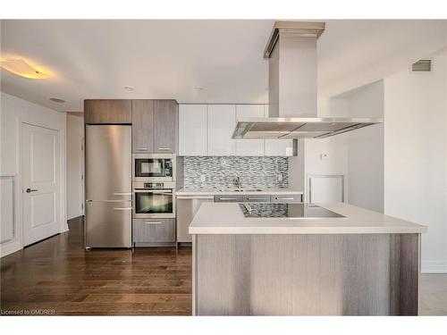 2411-8 The Esplanade, Toronto, ON - Indoor Photo Showing Kitchen With Stainless Steel Kitchen With Upgraded Kitchen