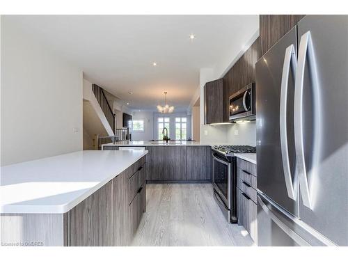 2189 Lillykin Street, Oakville, ON - Indoor Photo Showing Kitchen With Stainless Steel Kitchen With Upgraded Kitchen