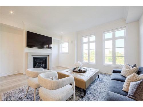 2189 Lillykin Street, Oakville, ON - Indoor Photo Showing Living Room With Fireplace