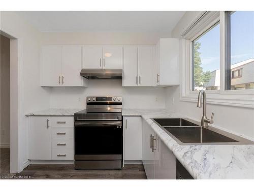 25-108 Sinclair Avenue, Georgetown, ON - Indoor Photo Showing Kitchen With Double Sink