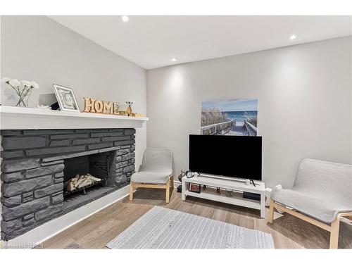 1230 Wood Place, Oakville, ON - Indoor Photo Showing Living Room With Fireplace