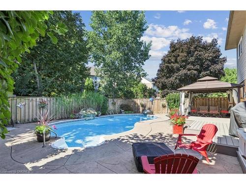 2326 Mowat Avenue, Oakville, ON - Outdoor With In Ground Pool With Deck Patio Veranda With Backyard