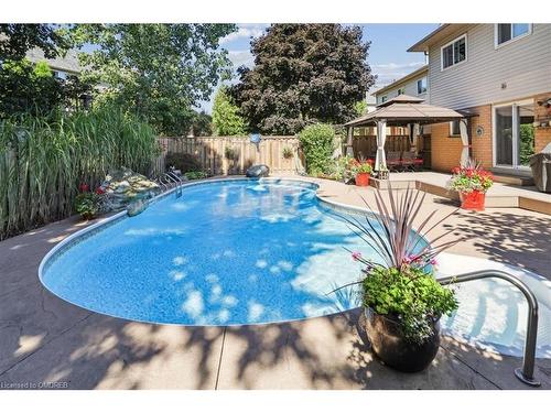 2326 Mowat Avenue, Oakville, ON - Outdoor With In Ground Pool With Deck Patio Veranda With Backyard