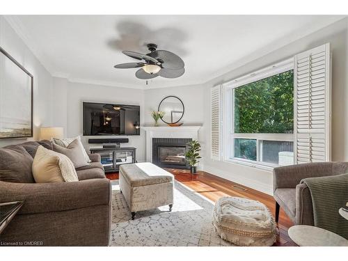 2326 Mowat Avenue, Oakville, ON - Indoor Photo Showing Living Room With Fireplace