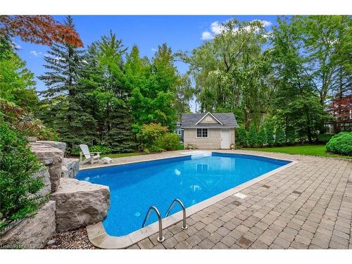 235 Lakewood Drive, Oakville, ON - Outdoor With In Ground Pool With Backyard