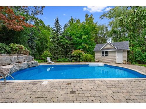 235 Lakewood Drive, Oakville, ON - Outdoor With In Ground Pool With Backyard