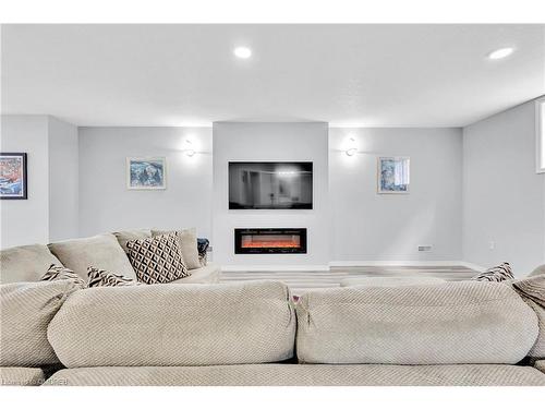 46 Rea Drive, Fergus, ON - Indoor Photo Showing Living Room With Fireplace