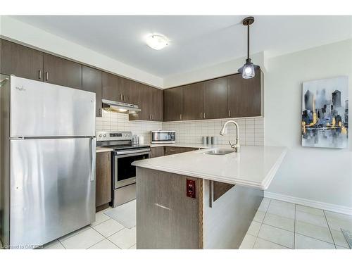 1663 Clitherow Street, Milton, ON - Indoor Photo Showing Kitchen With Stainless Steel Kitchen With Upgraded Kitchen