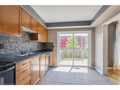 4016 Donnic Drive, Burlington, ON - Indoor Photo Showing Kitchen With Double Sink