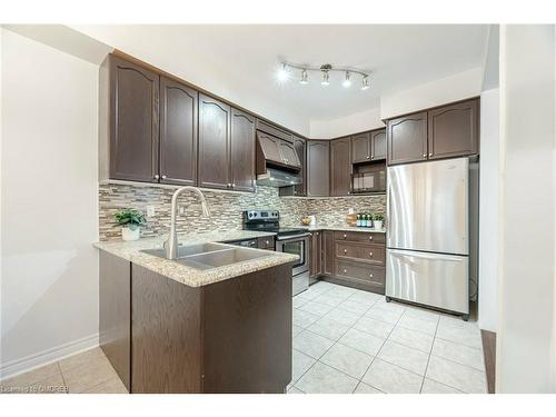 2461 Grand Oak Trail, Oakville, ON - Indoor Photo Showing Kitchen With Stainless Steel Kitchen With Double Sink With Upgraded Kitchen