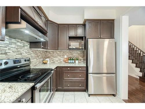 2461 Grand Oak Trail, Oakville, ON - Indoor Photo Showing Kitchen With Stainless Steel Kitchen With Upgraded Kitchen