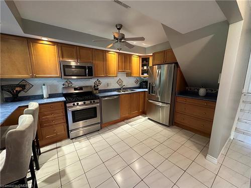 2-223 Picton Street E, Hamilton, ON - Indoor Photo Showing Kitchen With Stainless Steel Kitchen