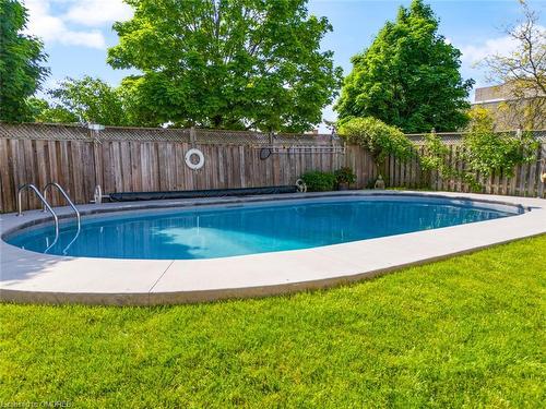 95 Elgin Drive, Brampton, ON - Outdoor With In Ground Pool With Backyard