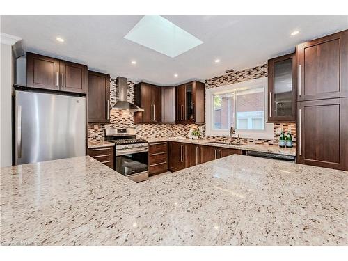 56 Grenville Avenue, Kitchener, ON - Indoor Photo Showing Kitchen With Stainless Steel Kitchen With Upgraded Kitchen