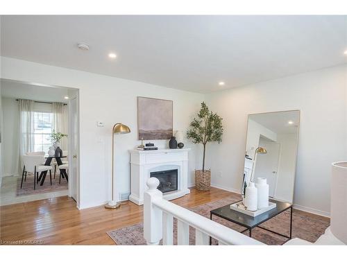 24 Willver Drive, St. Catharines, ON - Indoor Photo Showing Living Room With Fireplace