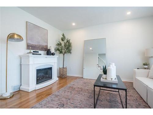 24 Willver Drive, St. Catharines, ON - Indoor Photo Showing Living Room With Fireplace