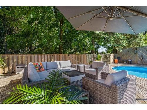 585 Dundas Street E, Hamilton, ON - Outdoor With In Ground Pool With Deck Patio Veranda