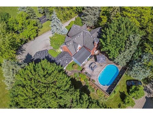 585 Dundas Street E, Hamilton, ON - Outdoor With In Ground Pool With View