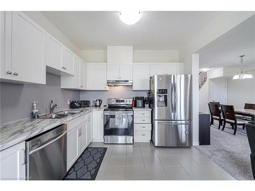 100 Festival Way, Binbrook, ON - Indoor Photo Showing Kitchen With Stainless Steel Kitchen With Double Sink