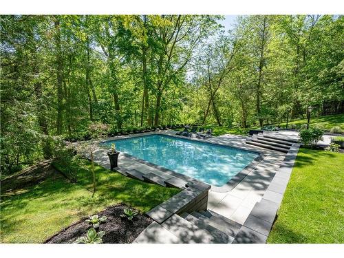 1242 Ravine Drive, Mississauga, ON - Outdoor With In Ground Pool