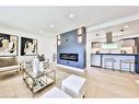 194 Slater Crescent, Oakville, ON  - Indoor Photo Showing Living Room With Fireplace 