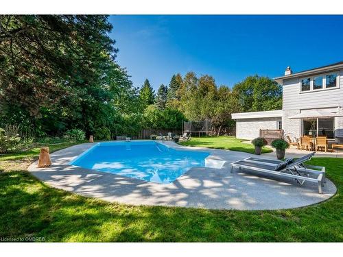 1460 Albion Avenue, Oakville, ON - Outdoor With In Ground Pool With Backyard