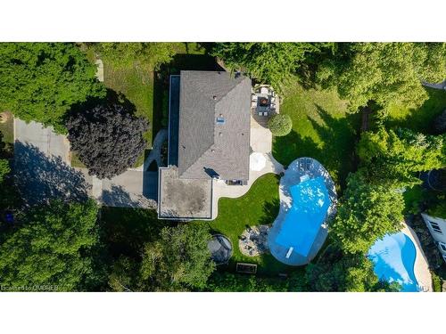 1460 Albion Avenue, Oakville, ON - Outdoor With In Ground Pool With View